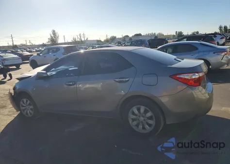 2016 Toyota Corolla L z USA, uszkodzony, nr VIN 2T1BURHE9GC518173